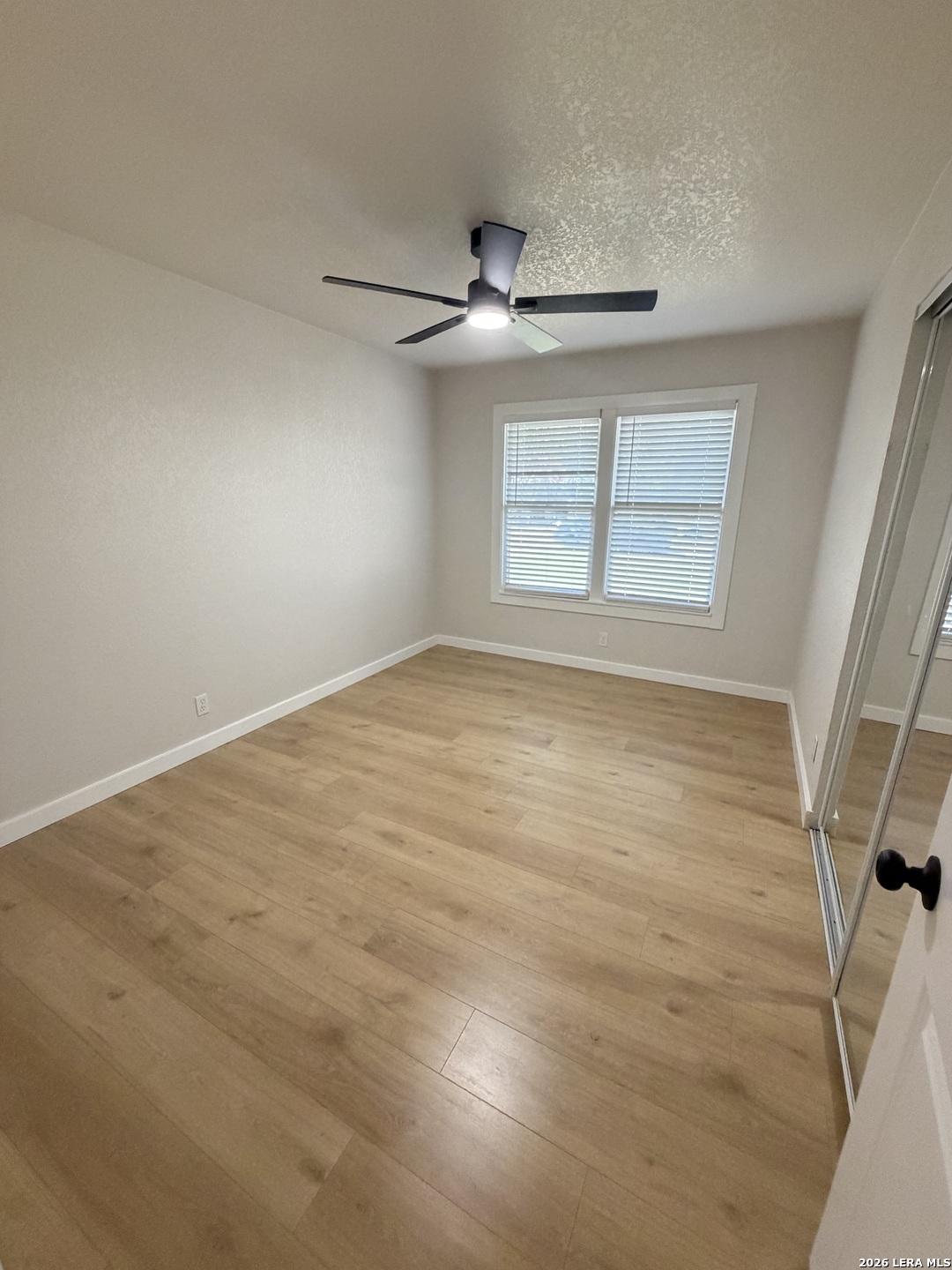 Bedroom with closet