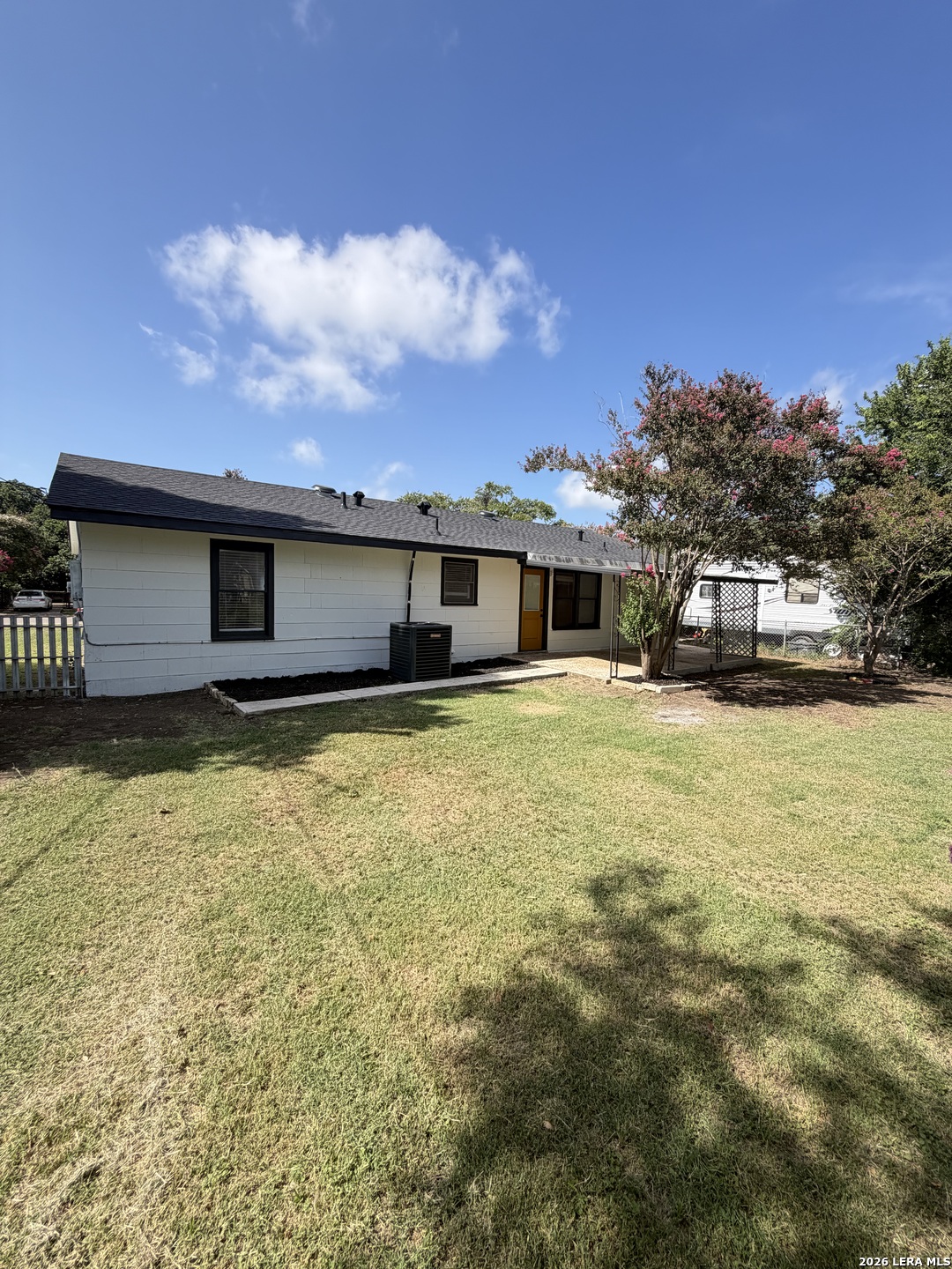 Backyard and rear exterior