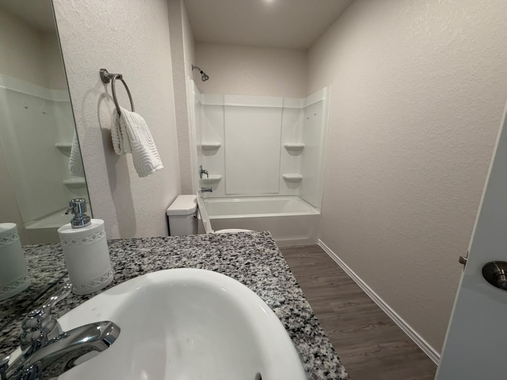 Bathroom with tub