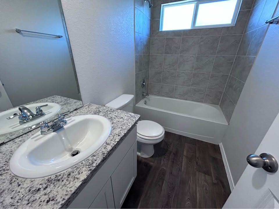 Bathroom with tub